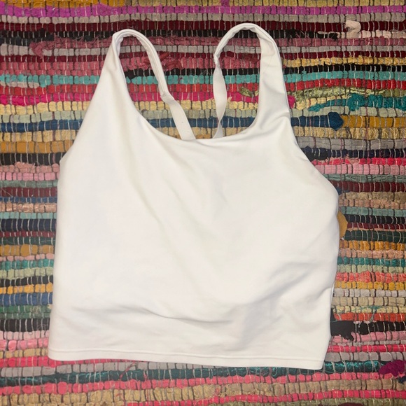 White Align Tank - Picture 2 of 5